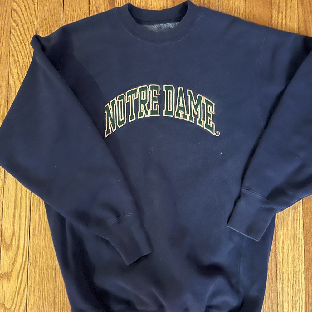 VINTAGE Notre Dame crew neck